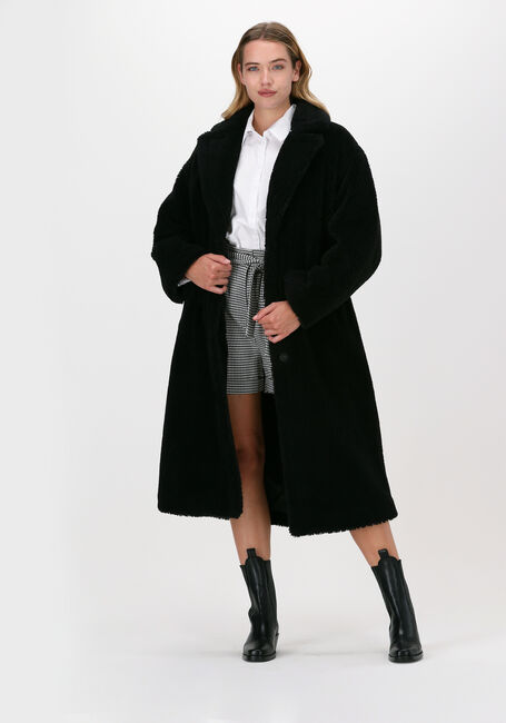 Schwarze STAND STUDIO Teddy-Jacke MARIA COAT TEDDY - large
