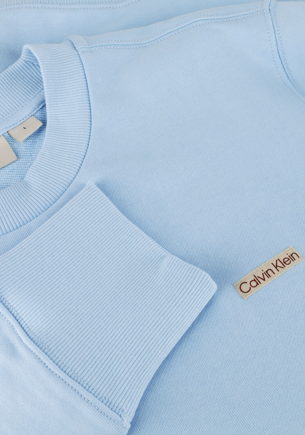 Hellblau CALVIN KLEIN Pullover CALVIN KLEIN LABEL CREW NECK - large