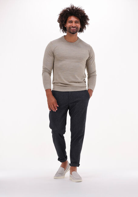 Beige SELECTED HOMME Pullover SLHTOWN MERINO COOLMAX KNIT CREW - large