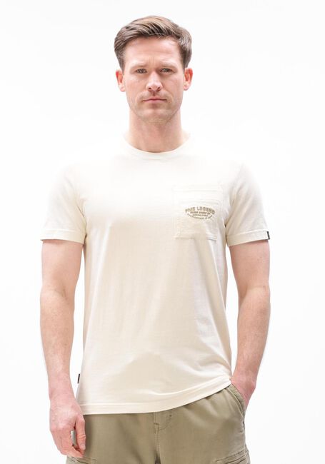 Beige PME LEGEND T-shirt PLAY HEAVY JERSEY POCKET - large