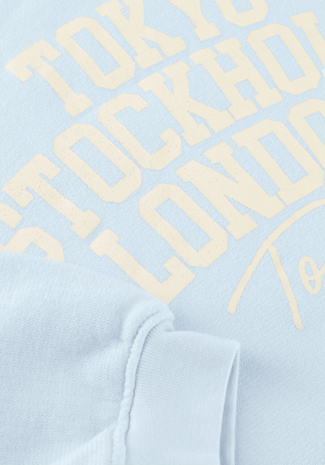 Blaue PENN & INK Sweatshirt SWEATER PRINT - large