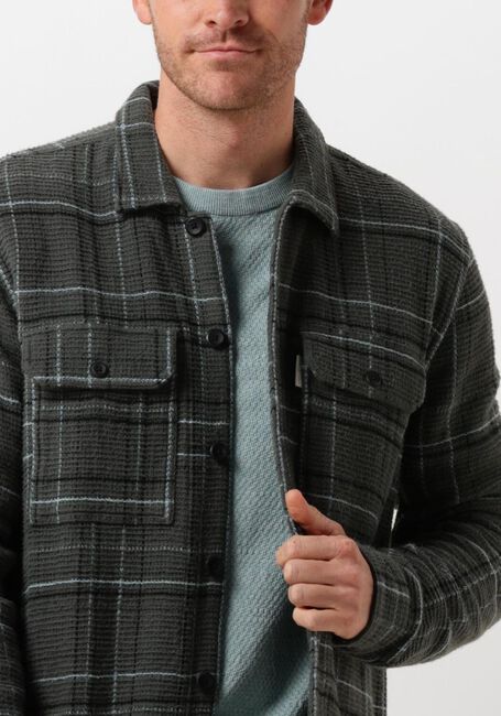 Grüne CAST IRON Overshirt LONG SLEEVE SHIRT YD CHECK REGULAR FIT - large
