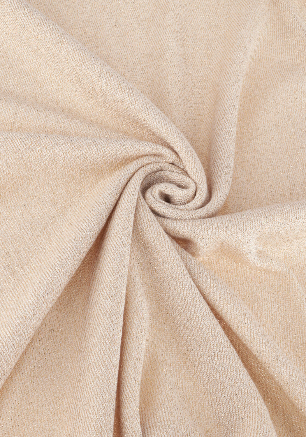 Goldfarbene MINUS T-shirt CARLINA KNIT TEE - large