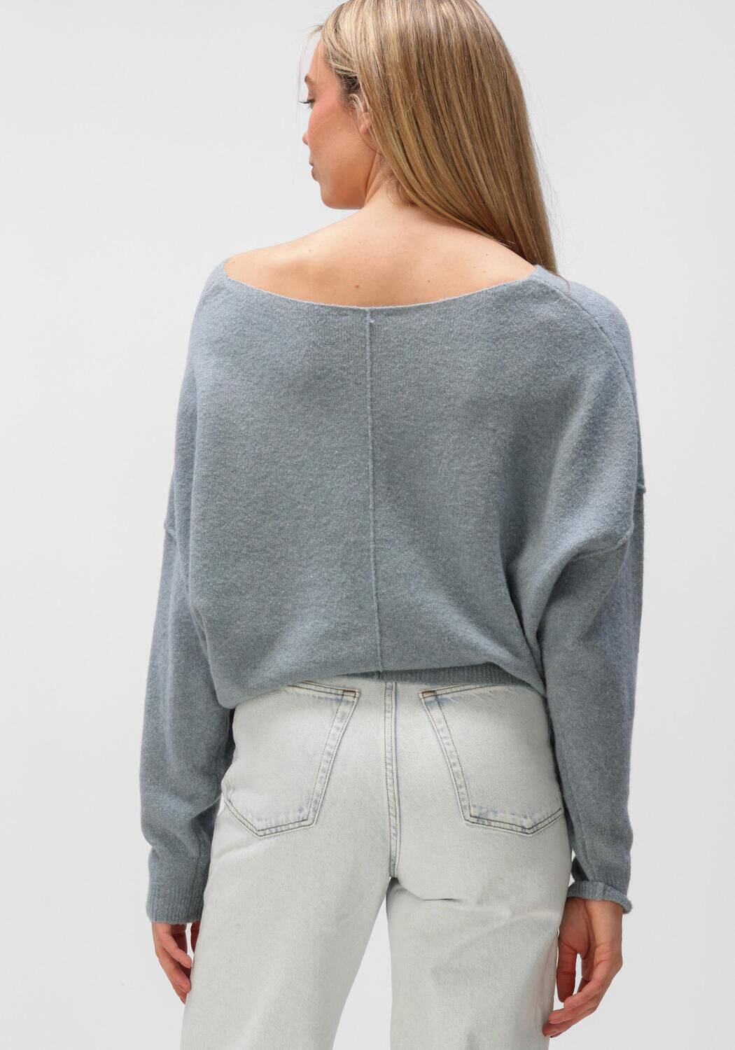 Hellblau AMERICAN VINTAGE Strickjacke DAMSVILLE - large