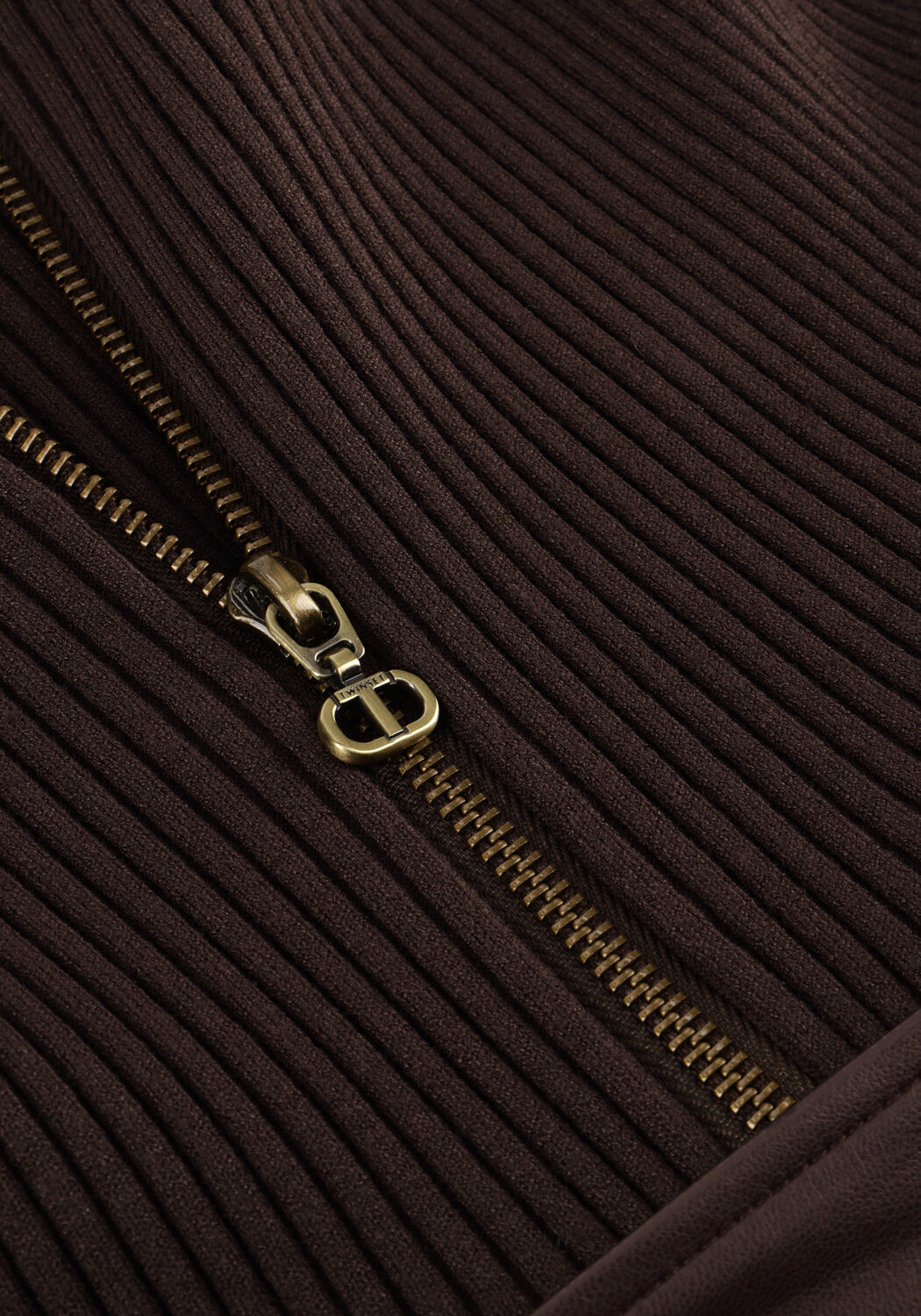 Braune TWINSET MILANO Midikleid 252TT3560 - large