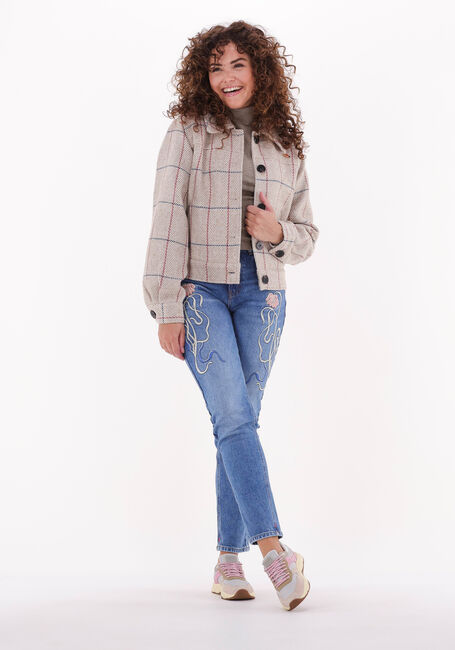 Beige OBJECT Rollkragenpullover THESS L/S ROLLNECK KNIT PULLOVER NOOS - large