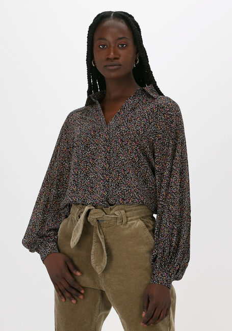 Schwarze YDENCE Blusen TOP NOËLLE - large