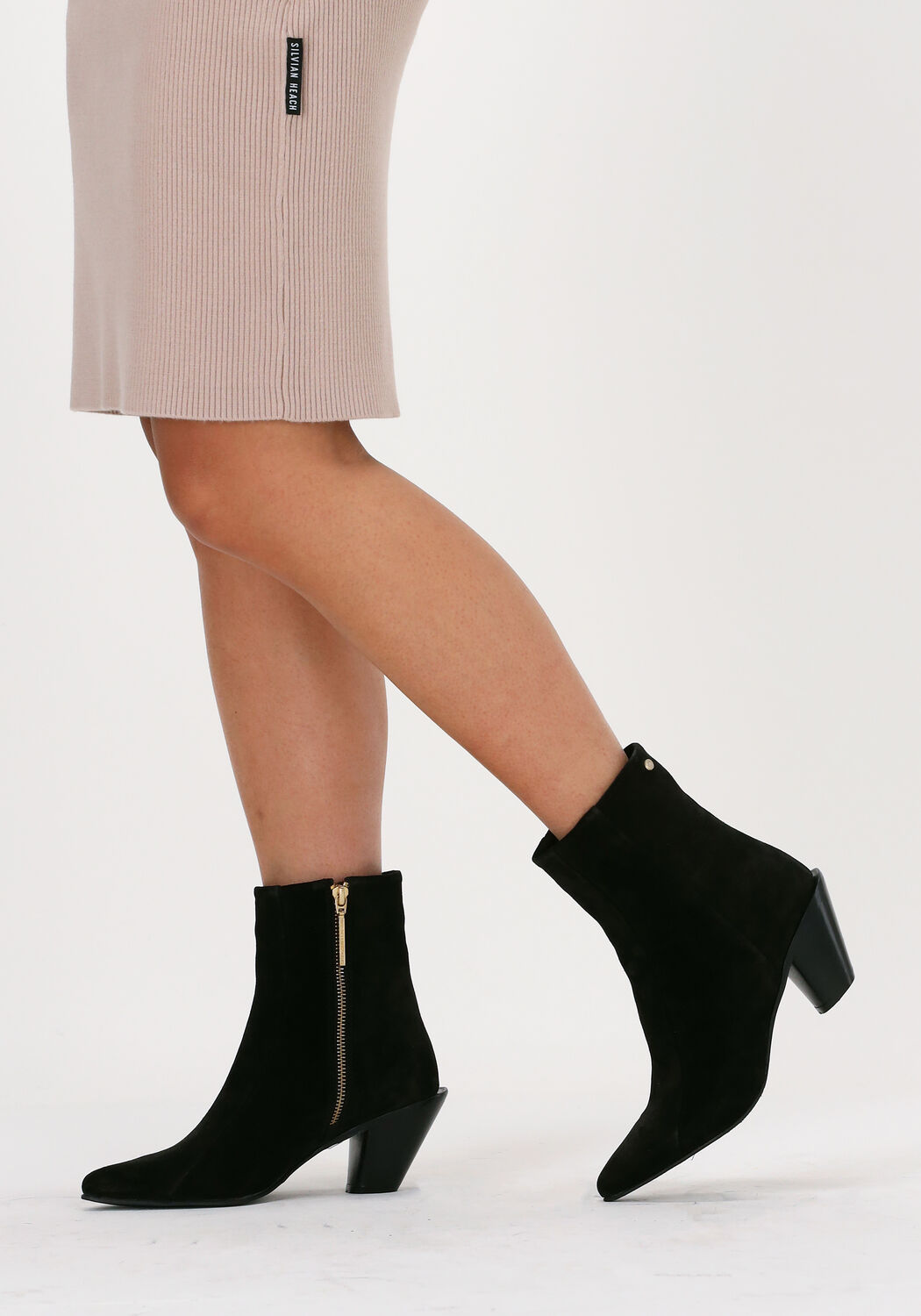 Schwarze FRED DE LA BRETONIERE Cowboystiefel 183010244 - large