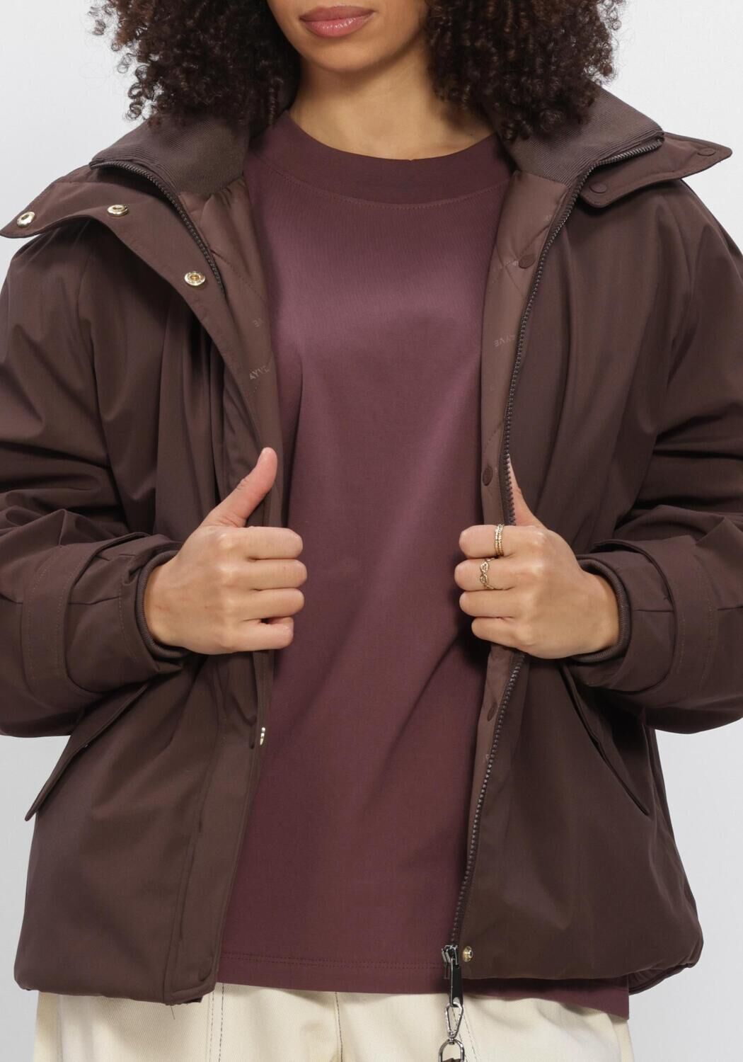Braune HARPER & YVE Wattierte Jack BLAZE-JA - large