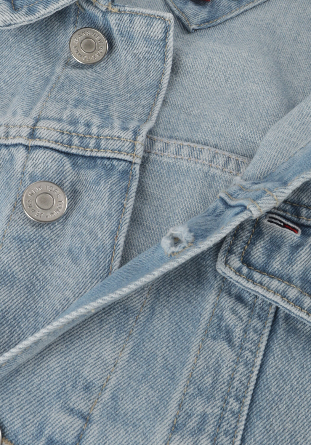 Hellblau TOMMY JEANS Jeansjacke IZZIE SLIM JCKT BG4015 - large