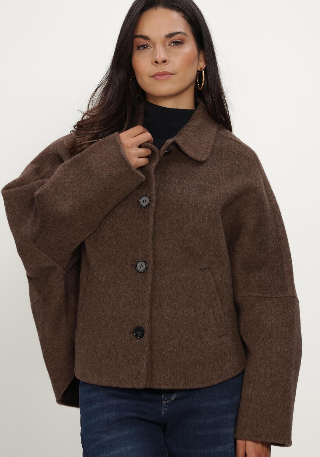 Braune KNIT-TED Jack FLYN JACKET - large