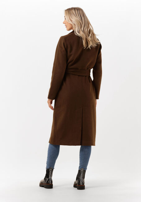 Braune OBJECT Mäntel CLARA WOOL COAT - large