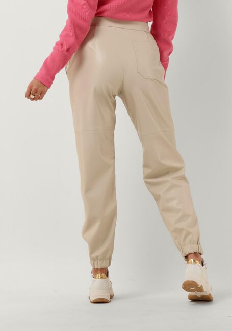 Beige VANILIA Hose FAUX LEATHER SIDE ZIP - large