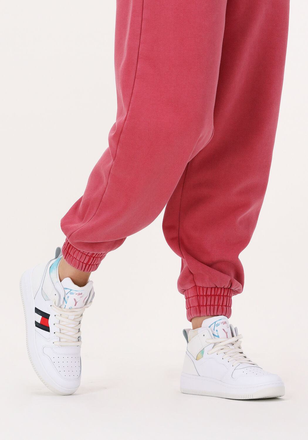 Wei&szlig;e TOMMY JEANS Sneaker High TOMMY JEANS MID BASKET WMN - large