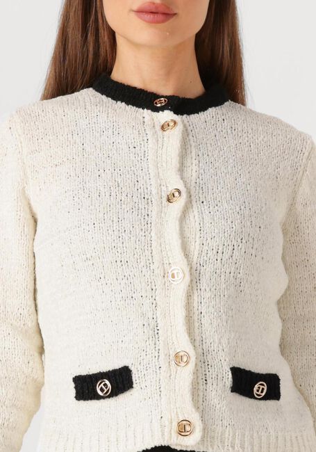Weiße TWINSET MILANO Strickjacke 251TP3442 - large