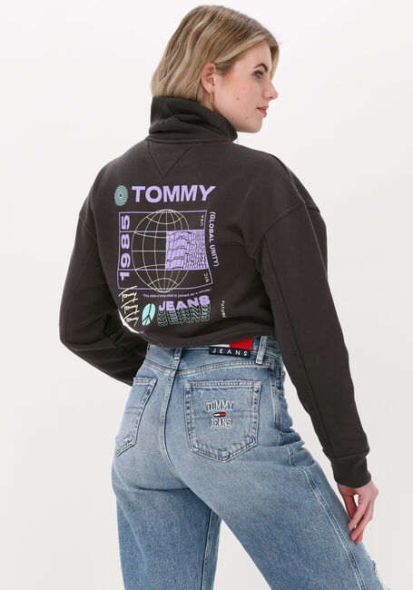 Graue TOMMY JEANS Rollkragenpullover TJW BXY UNITEES3 TURTLE NECK - large