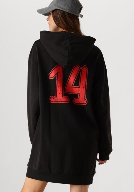 Schwarze ALIX THE LABEL Minikleid LADIES KNITTED HOODED SWEAT - large