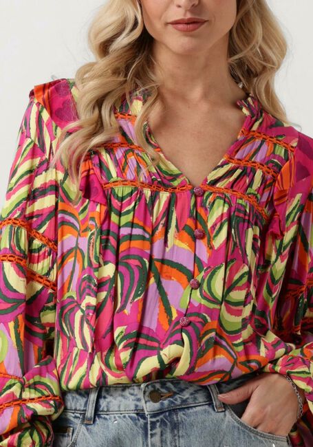 Mehrfarbige/Bunte HARPER & YVE Bluse JESS-LS - large