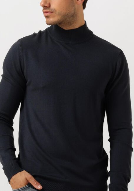 Dunkelblau PURE PATH Rollkragenpullover ESSENTIAL KNIT MOCKNECK SWEATER - large