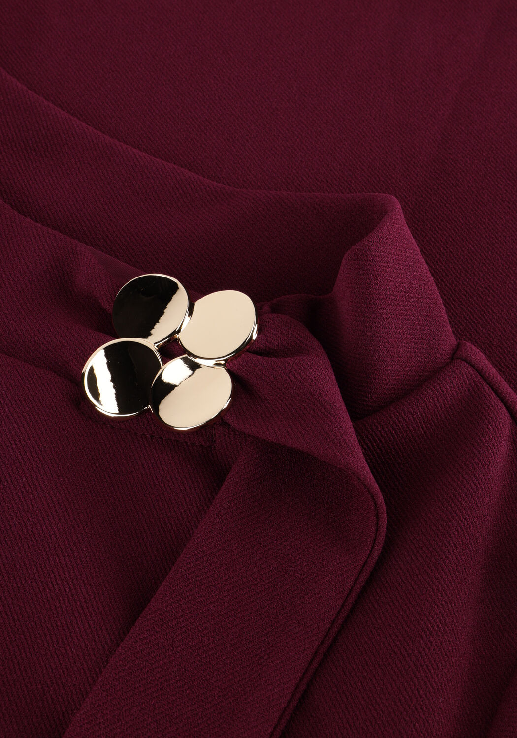 Bordeaux ANA ALCAZAR Minikleid DRESS NECK CLASP - large