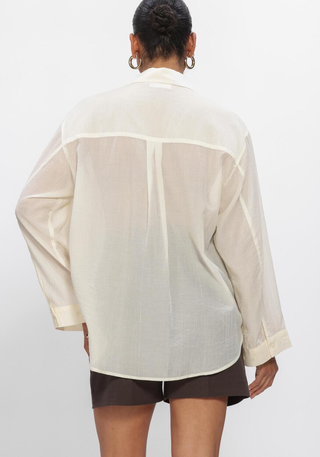 Gelbe COPENHAGEN MUSE Blusen CMSASSY-SHIRT - large