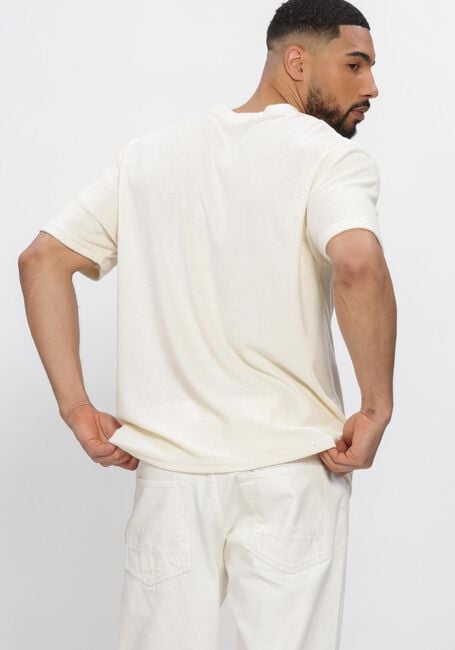 Ecru ANERKJENDT T-shirt AKVILLADS FROTTE T - large