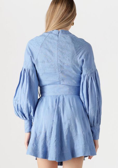 Hellblau SCARLETT POPPIES Minikleid BERITE SHORT DRESS - large