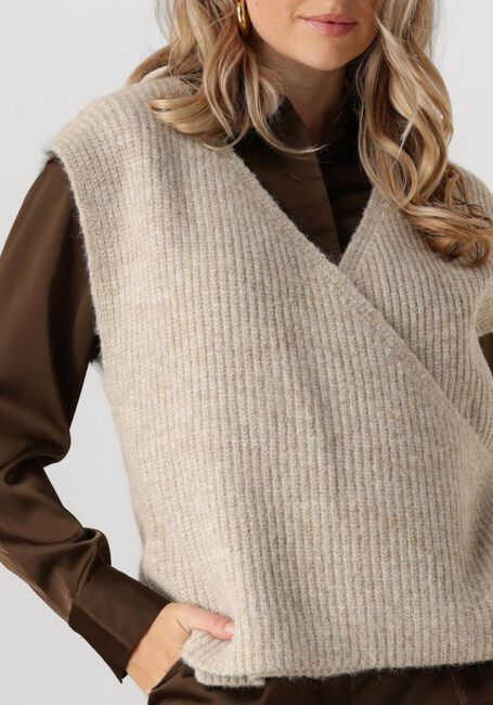 Beige ANOTHER LABEL Pullover BILLIE KNITTED VEST - large
