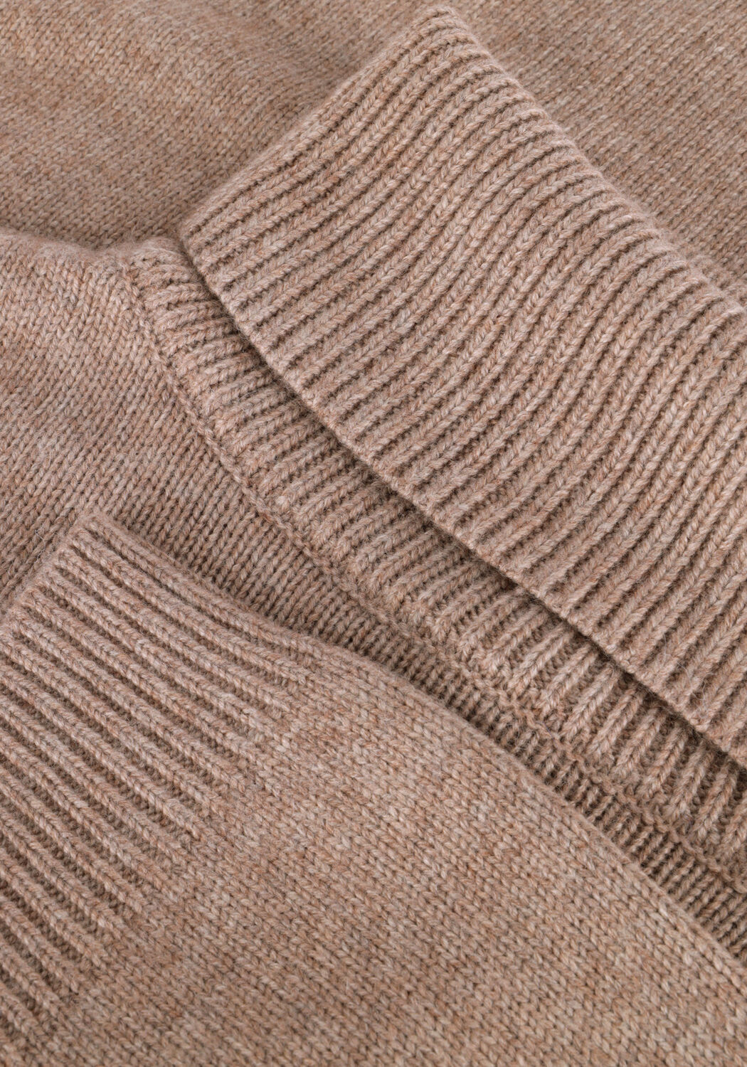 Beige CO'COUTURE Pullover & Cardigans MAJA SLIT ROLL NECK - large