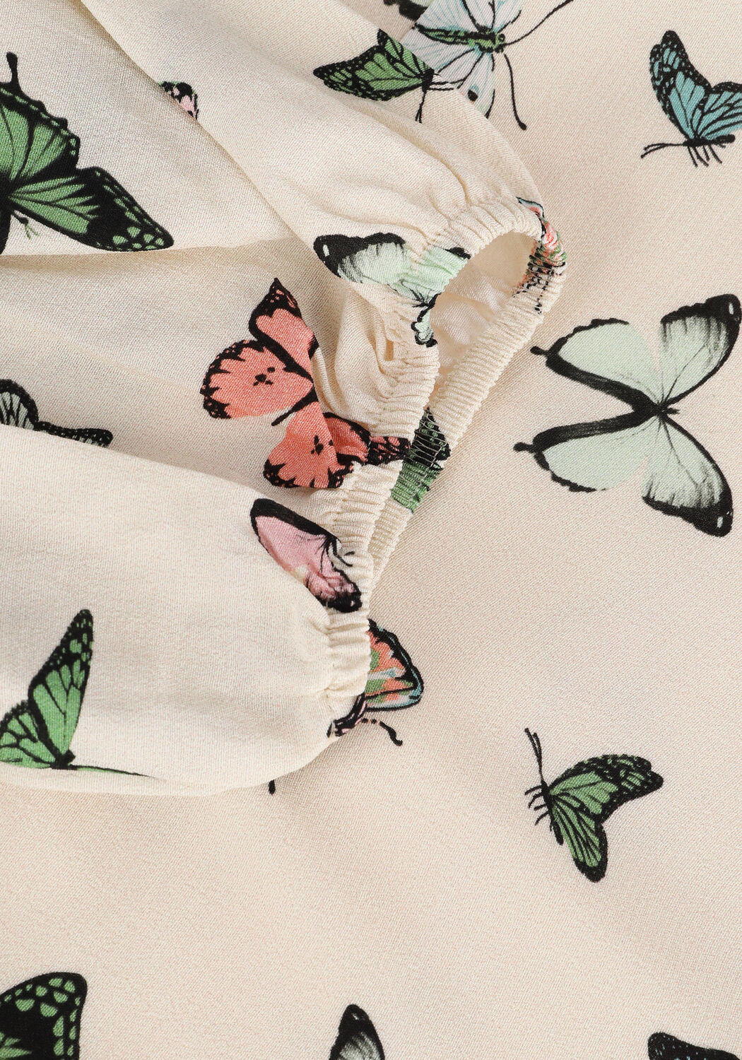 Creme NA-KD Minikleid FRONT ROUCHING MINI DRESS - large