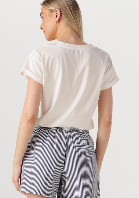Weiße NUKUS T-shirt VILAMOURA SHIRT NK STRASS - large