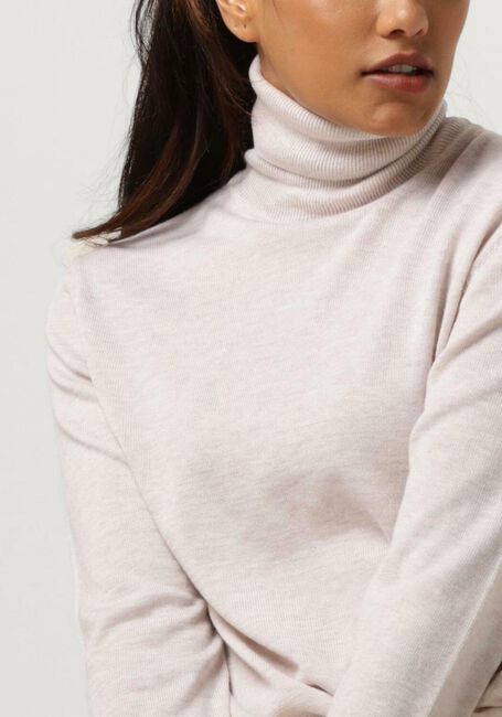 Beige ANOTHER LABEL Rollkragenpullover MILEY KNITTED PULL L/S - large