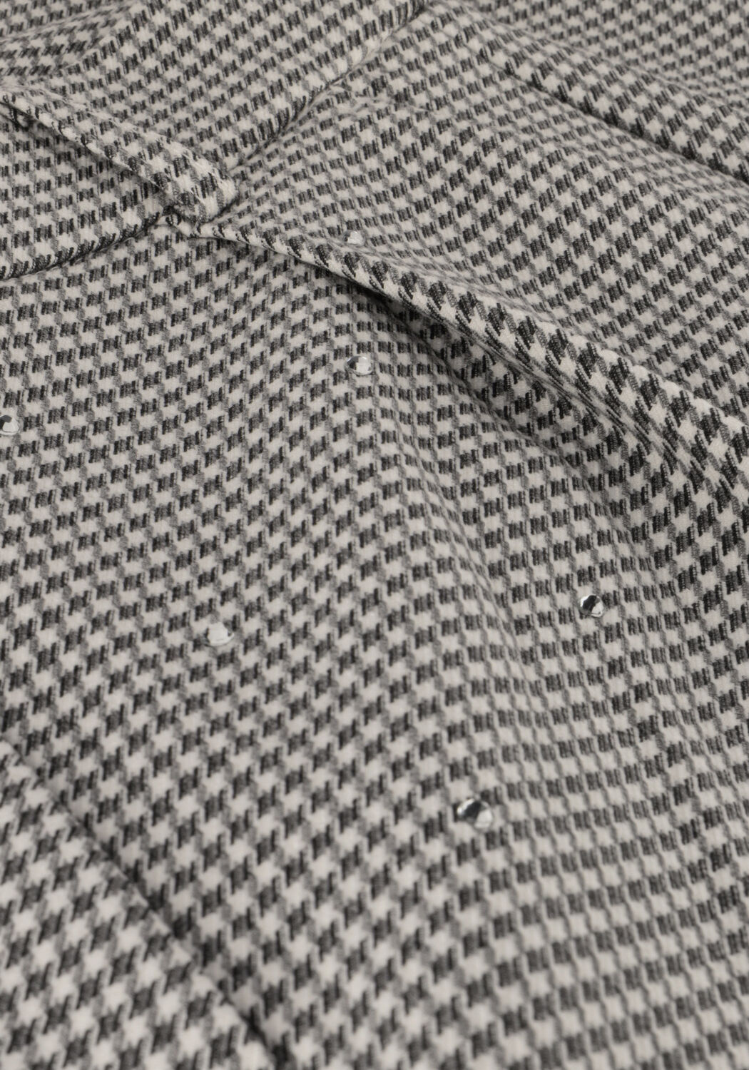 Graue ALIX THE LABEL Hose LADIES WOVEN MINI CHECK PANTS - large