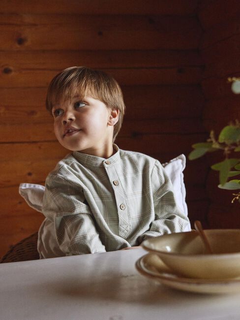 Olive LIL' ATELIER Casual-Oberhemd NMMODO LS NREG SHIRT LIL - large