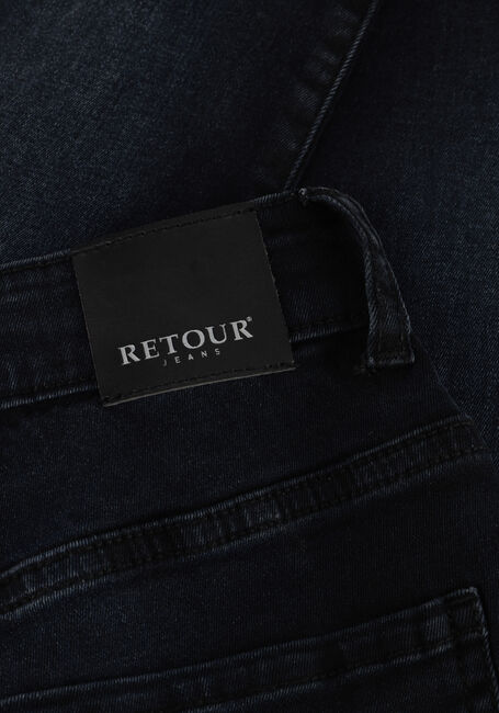 Schwarze RETOUR Straight leg jeans LANDON - large