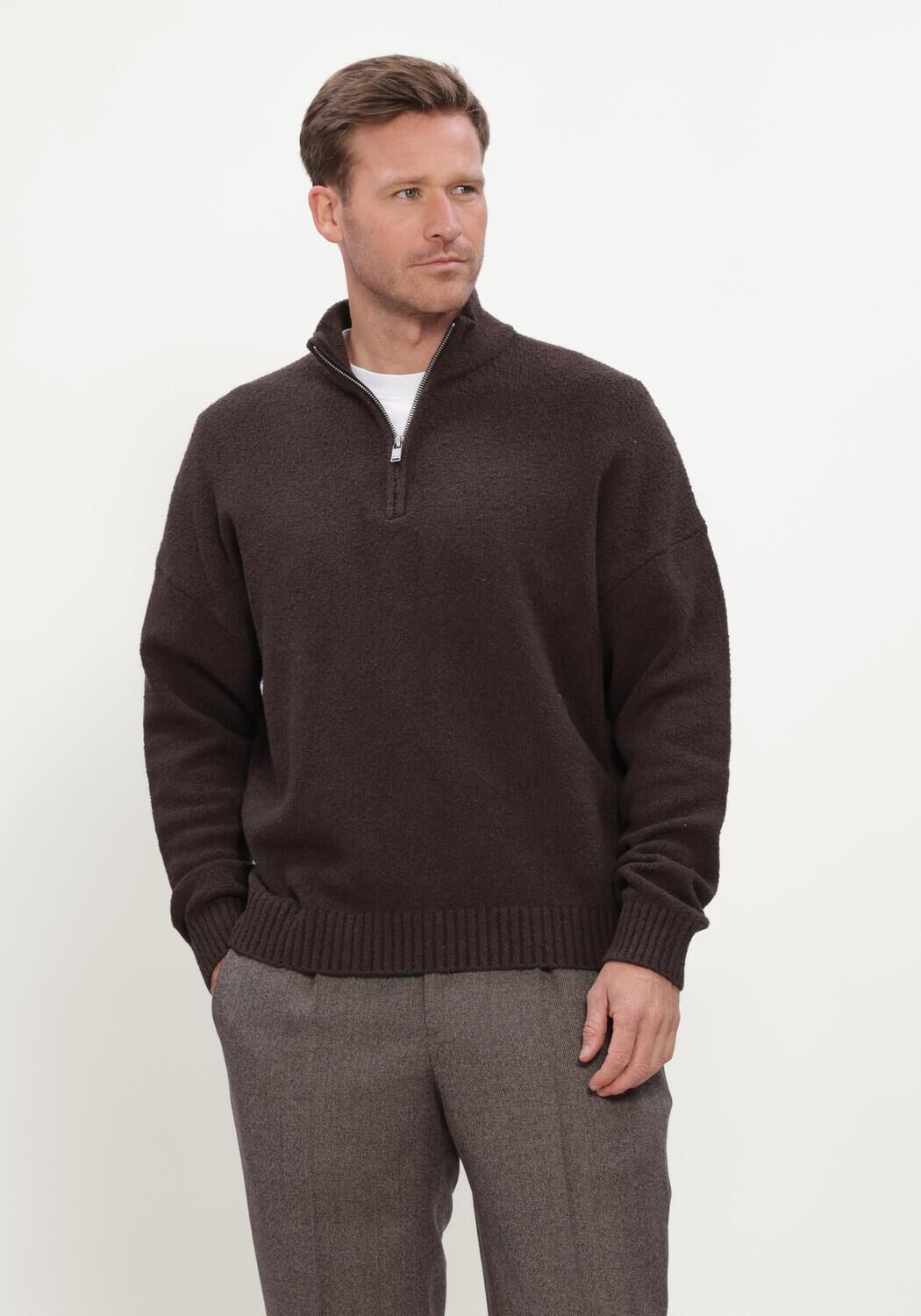 Braune DRYKORN Pullover BENEDIO - large