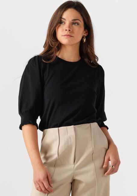 Schwarze FABIENNE CHAPOT Pullover MOLLY SHORT SLEEVE PULLOVER - large