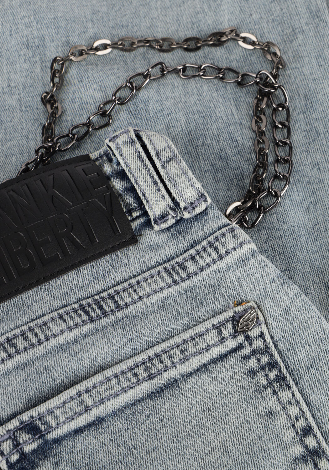 Blaue FRANKIE & LIBERTY Wide jeans ATTITUDE WIDE LEG OVERSIZED - large