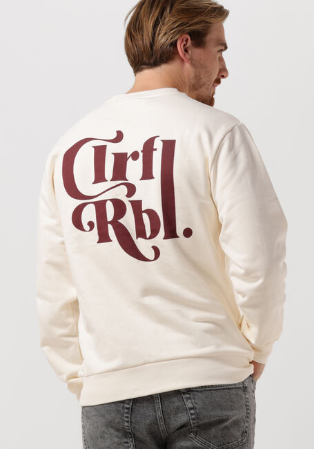 Nicht-gerade weiss COLOURFUL REBEL Sweatshirt CLRFL RBL BACK PRINT BASIC SWEAT - large