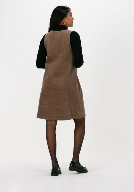 Braune MSCH COPENHAGEN Minikleid FELUCA SL DRESS - large