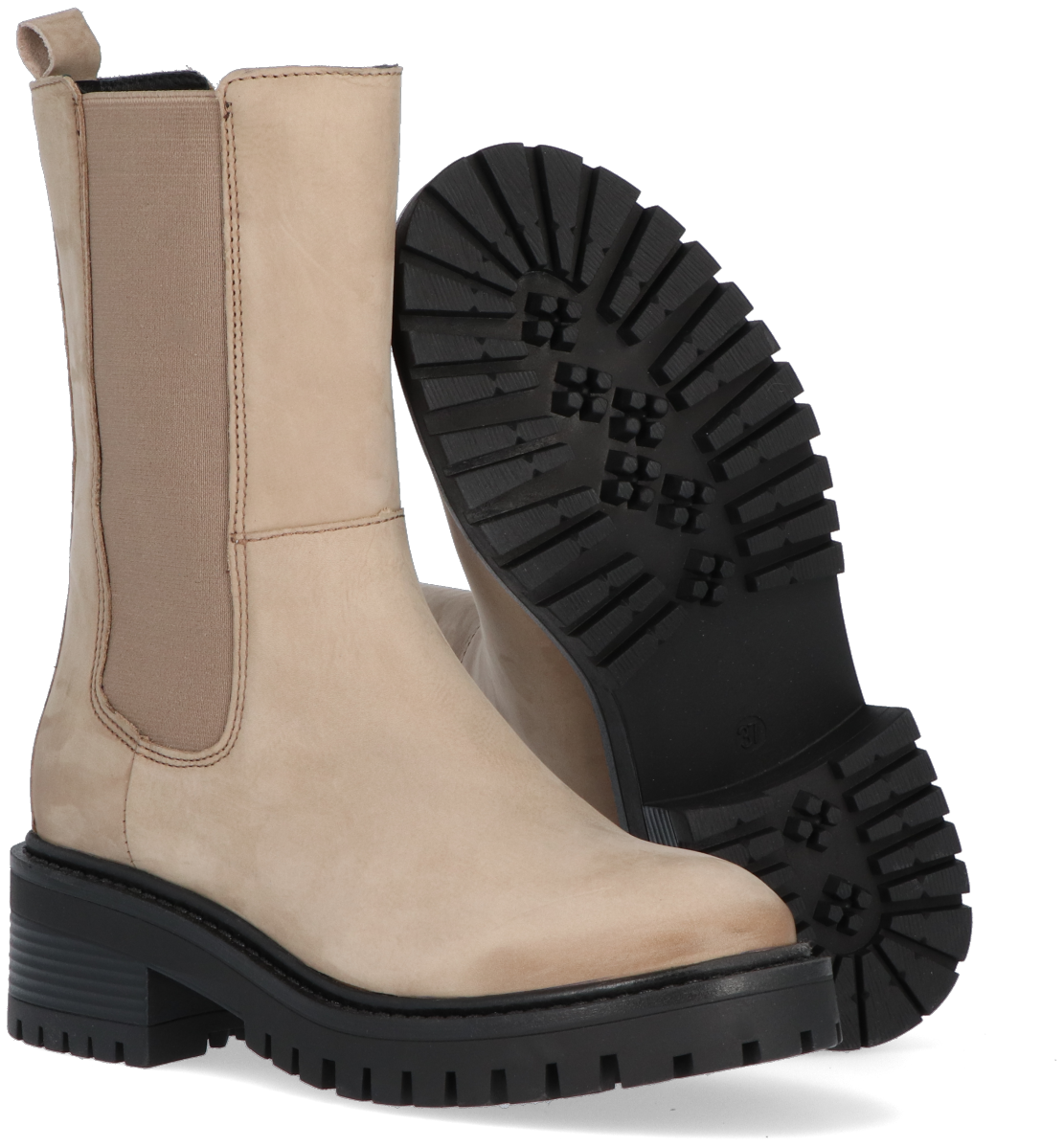 Beige PS POELMAN Chelsea Boots LPCKLARA-63 | Omoda