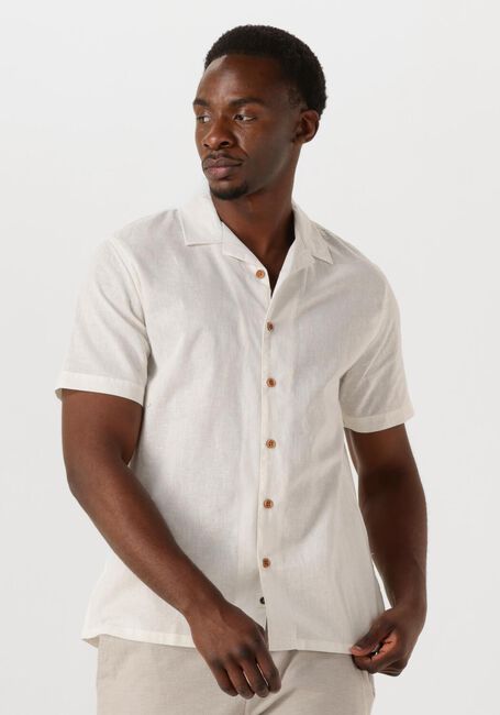 Weiße ANERKJENDT Hemden AKLEO SSS COT/LINEN SHIRT - large