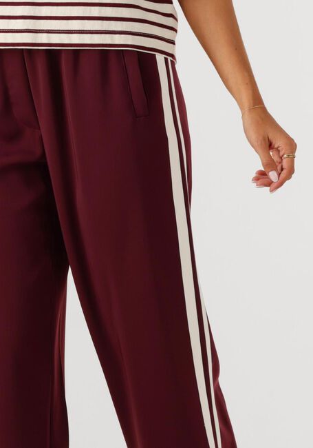 Bordeaux CATWALK JUNKIE Weite Hose SIDE BUTTON TRACKSUIT TROUSERS - large