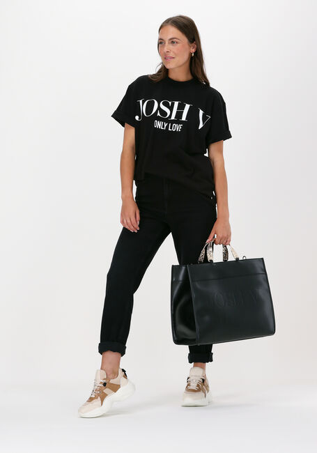 Schwarze JOSH V T-shirt TEDDY ONLY LOVE - large