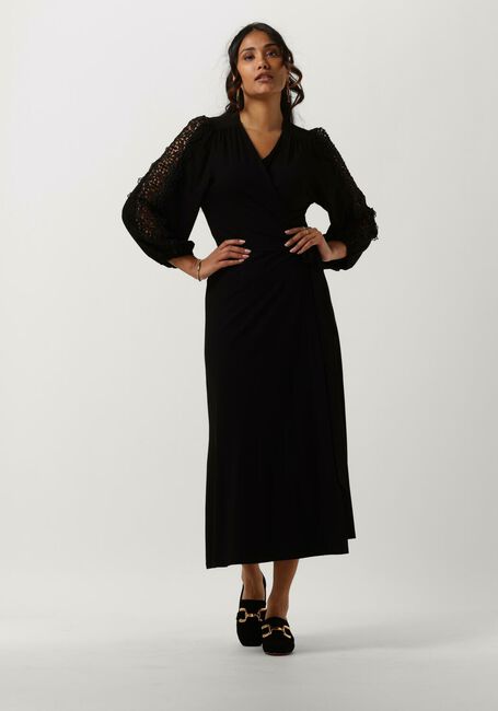 Schwarze JUFFROUW JANSEN Midikleid DANAO - large