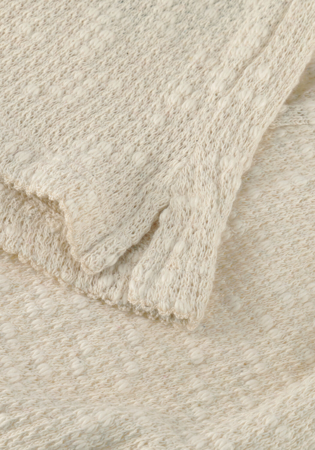 Creme PLAY UP Kurze Hose EMBELLISHED PIQUE SHORTS - large