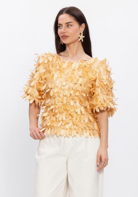 Gelbe AAIKO Blusen ANGELINA PES 526 - large
