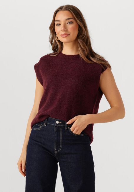 Bordeaux SELECTED WOMEN Pullover SLFLULU SL KNIT VEST - large
