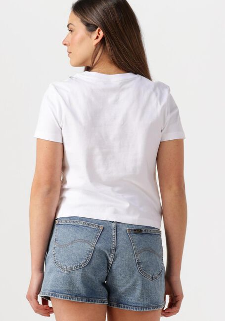 Weiße CALVIN KLEIN T-shirt PLACED INSTITUTIONAL BABY TEE - large