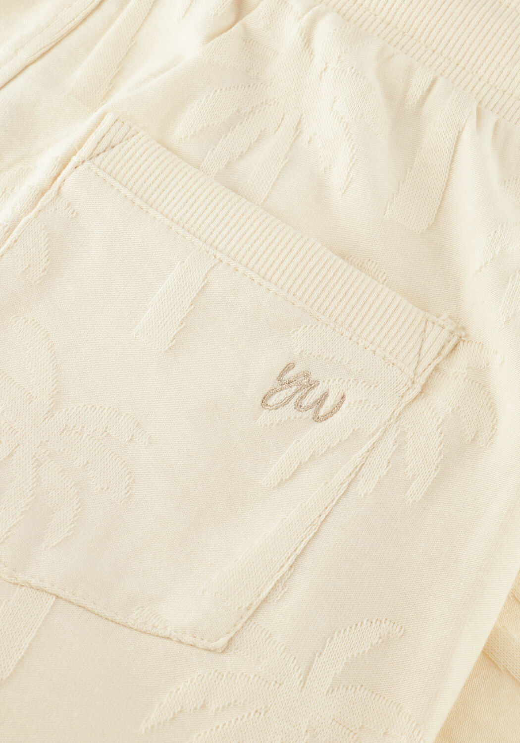 Wei&szlig;e YOUR WISHES Kurze Hose STAMPED PALMS BERMUDA SHORTS - large